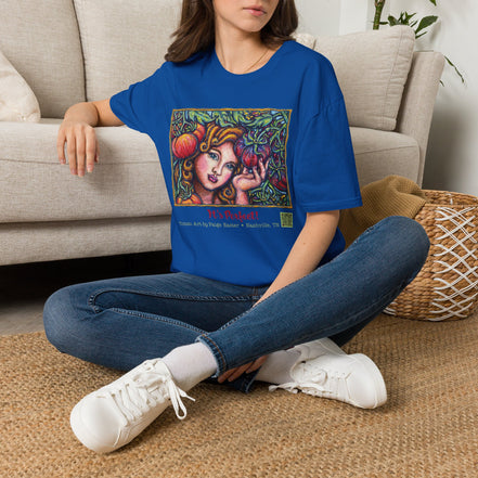 "It's Perfect" Emma Lou Says— tomato art, Graphic T‑Shirt