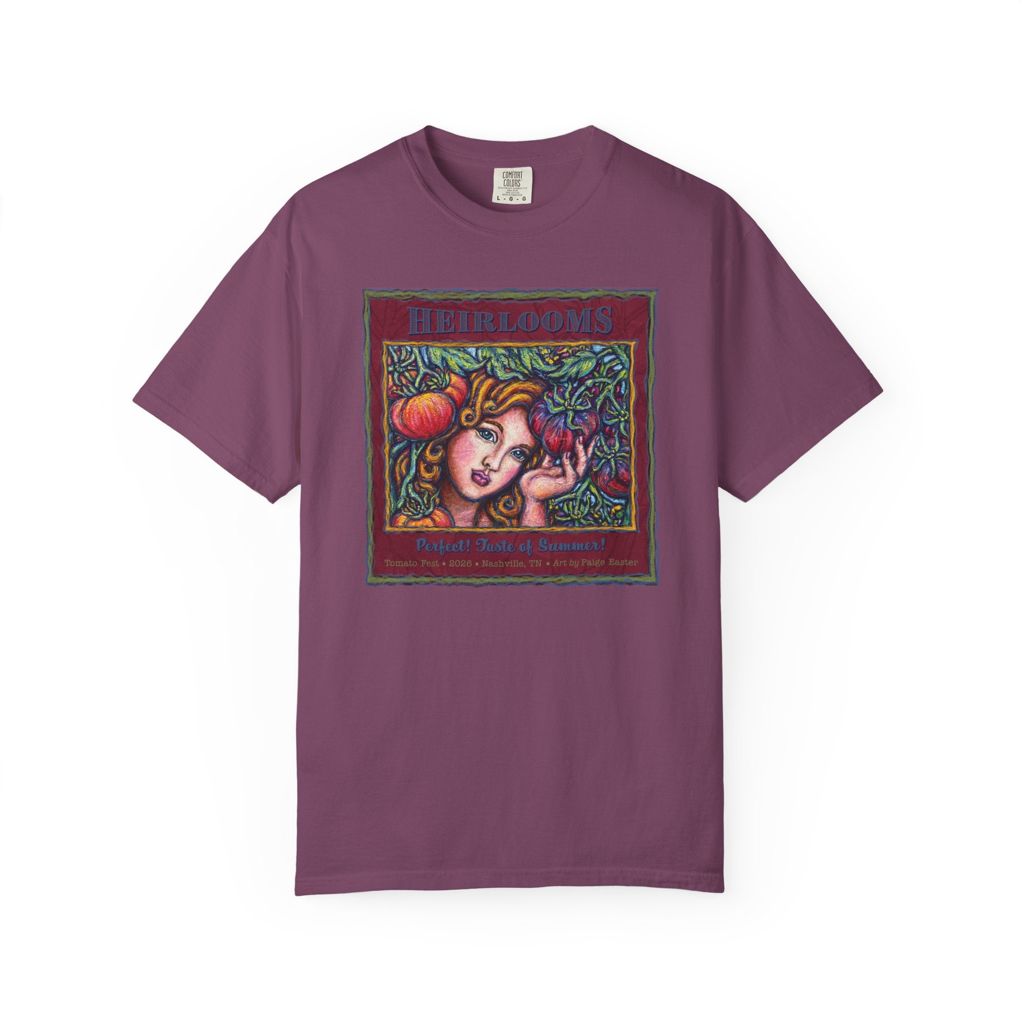 Heirloom Perfect!  Taste of Summer  — Tomato Fest Artistic Tee