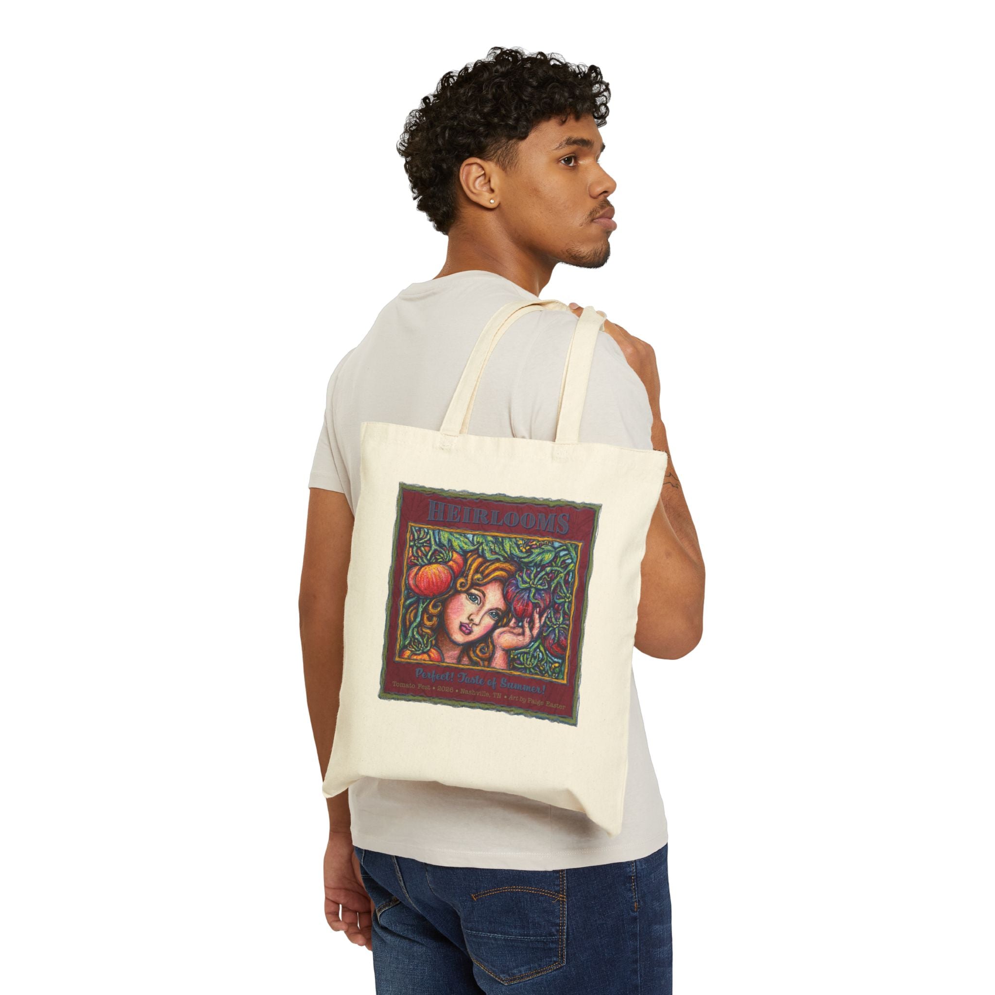 Tote Bag — Vintage Picked Tomatoes bag