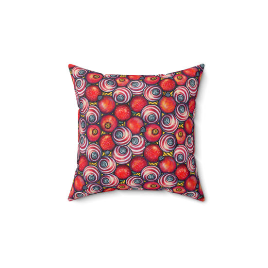 Holiday Ornament Square Pillow