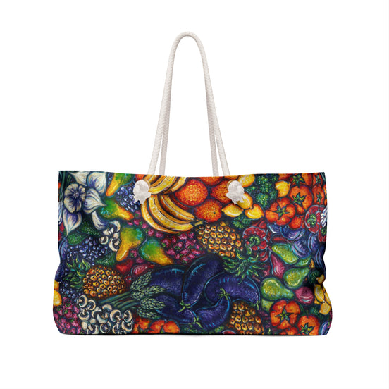 "Mixed Veggies and Fruit" Weekender & Market Bag