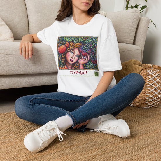 "It's Perfect" Emma Lou Says— tomato art, Graphic T‑Shirt