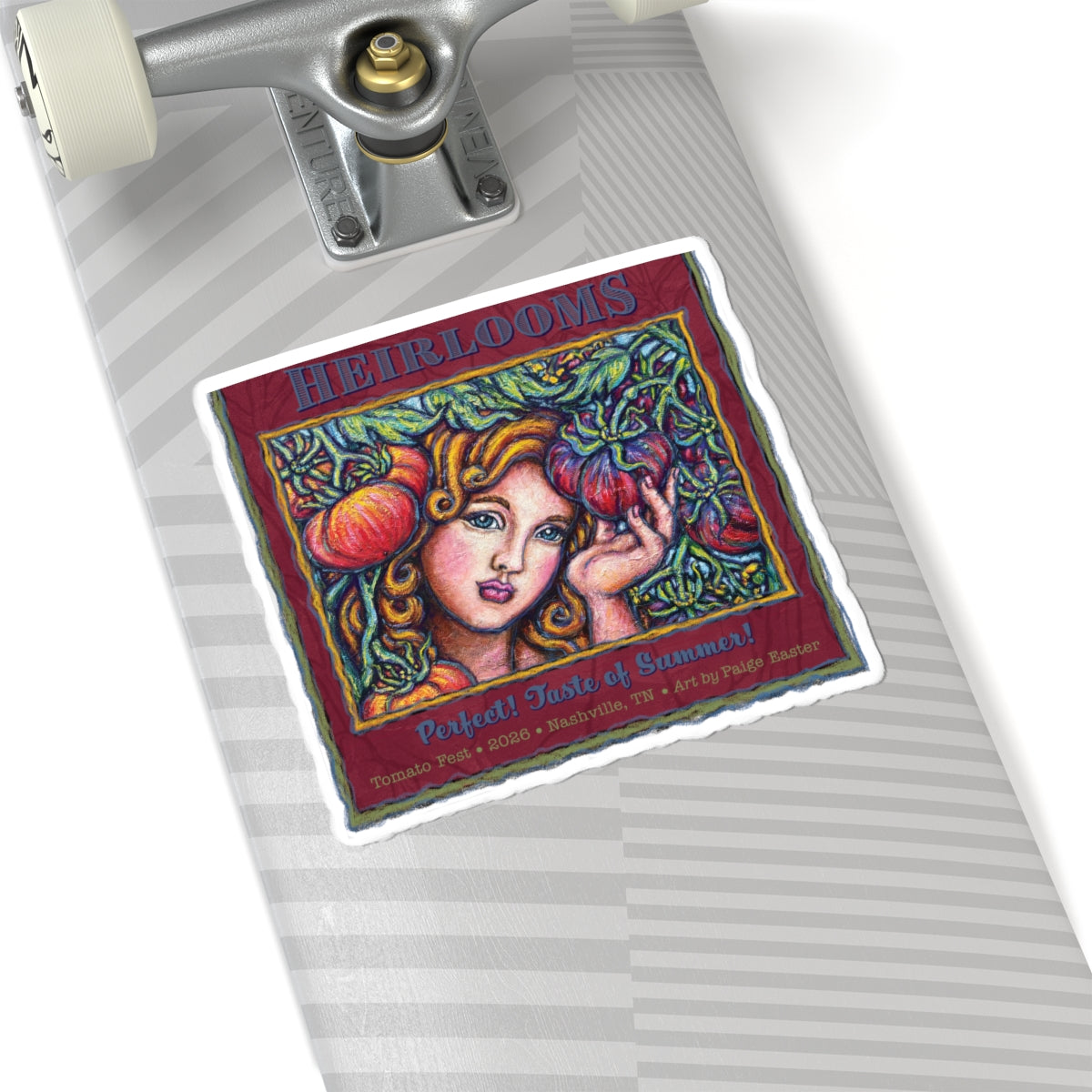 Heirlooms Tomato Art Sticker — 
