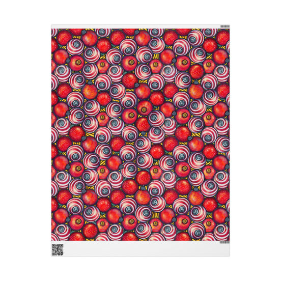 Colorful Abstract Candy Swirl Wrapping Paper