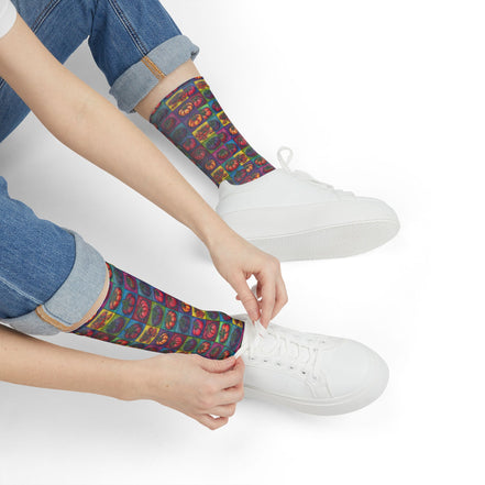 Tomato Squared Art Crew Socks