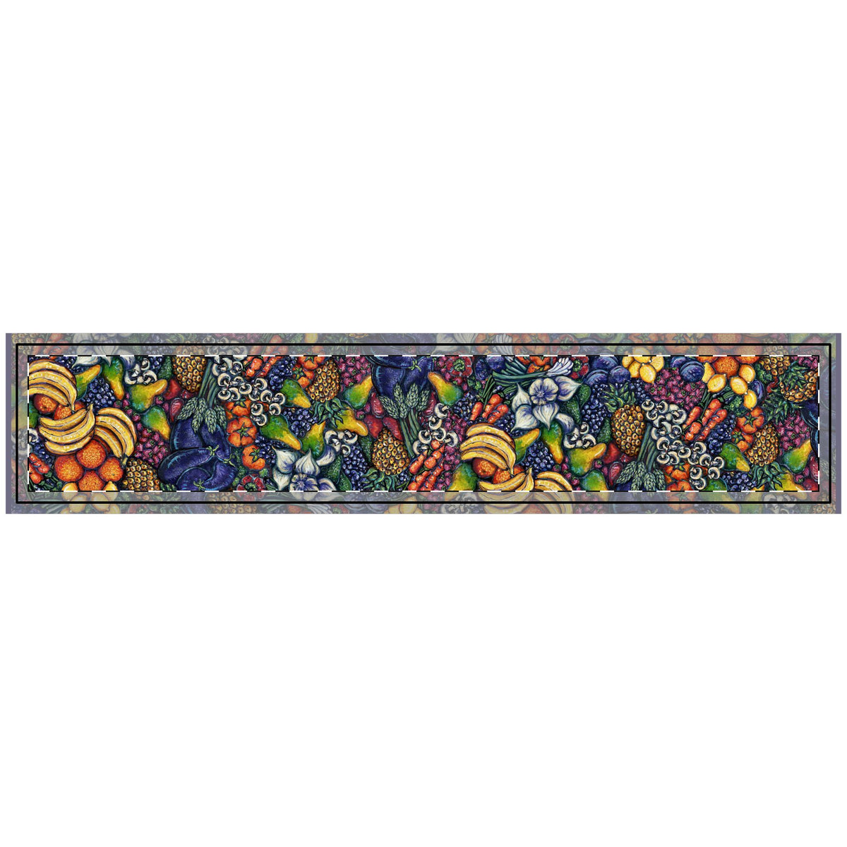 Fruit & Veggie Quilted Table Runner