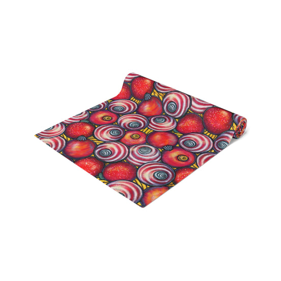 Copy of Copy of Fruit Harvest Table Runner — Colorful Botanical Cotton-Poly Table Decor