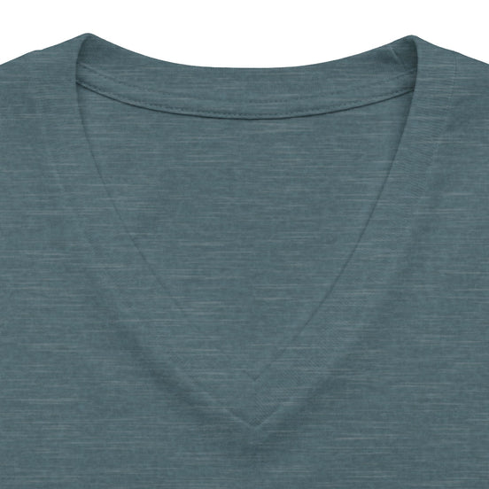 Women's V-Neck Tee — 'It's Perfect' Autumn Art Graphic