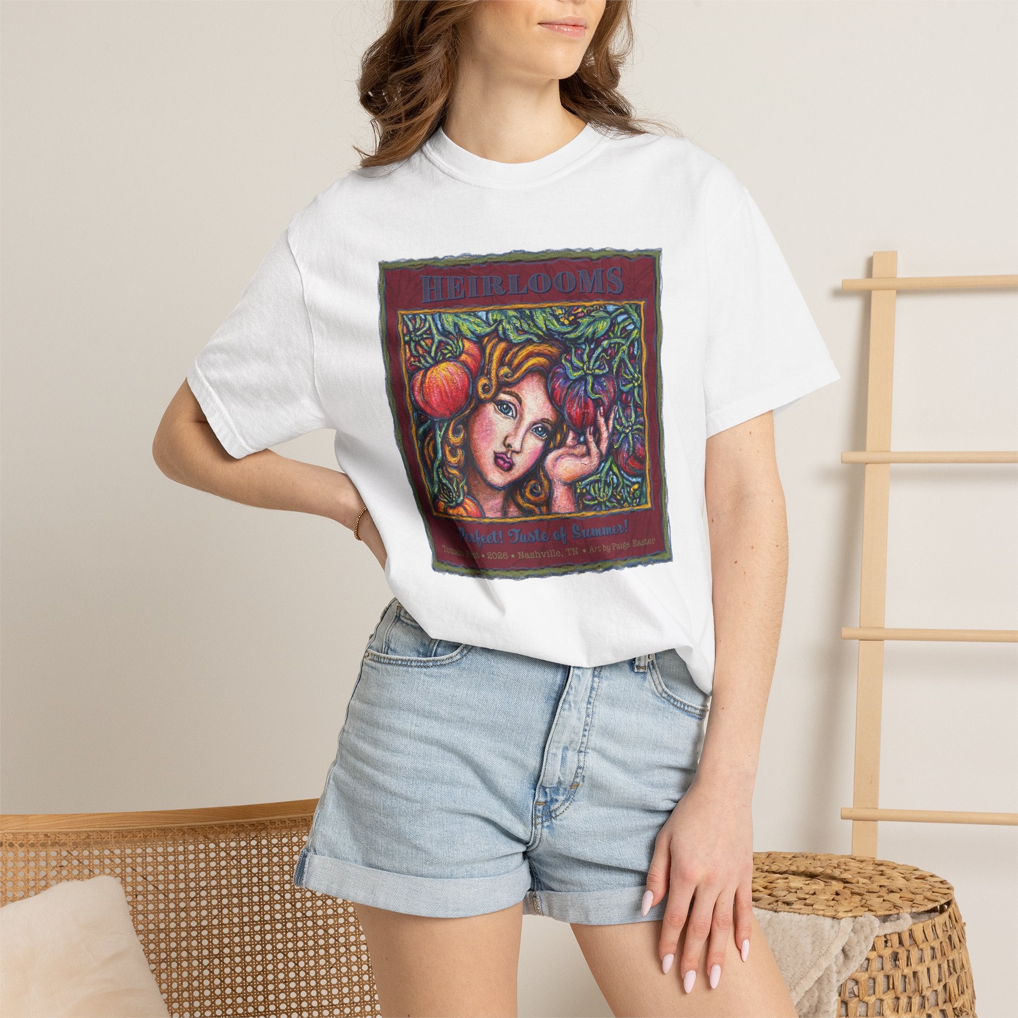 Heirloom Perfect!  Taste of Summer  — Tomato Fest Artistic Tee