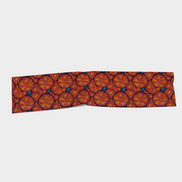 Sliced tomato scarf 16 x 72