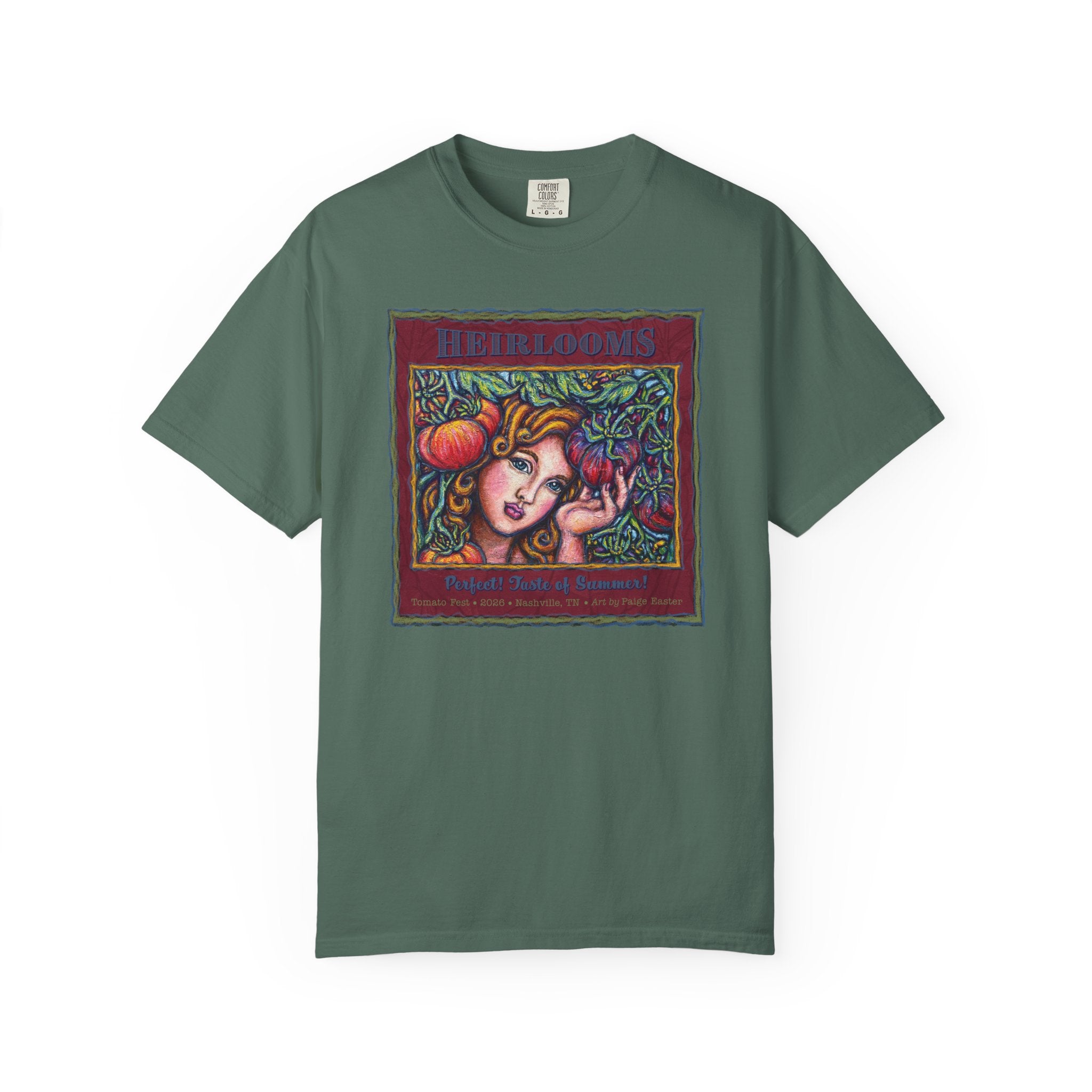 Heirloom Perfect!  Taste of Summer  — Tomato Fest Artistic Tee