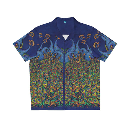 Peacock Love Hawaiian Shirt — Bold Art Print