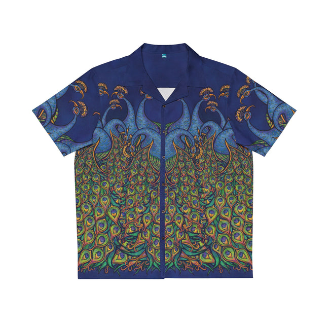 Peacock Love Hawaiian Shirt — Bold Art Print