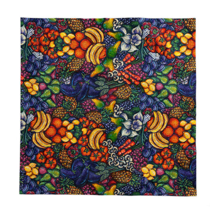 Colorful Harvest Fruit & Veg Tablecloth — Vibrant Garden Produce Pattern