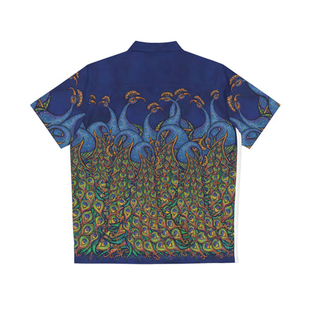 Peacock Love Hawaiian Shirt — Bold Art Print