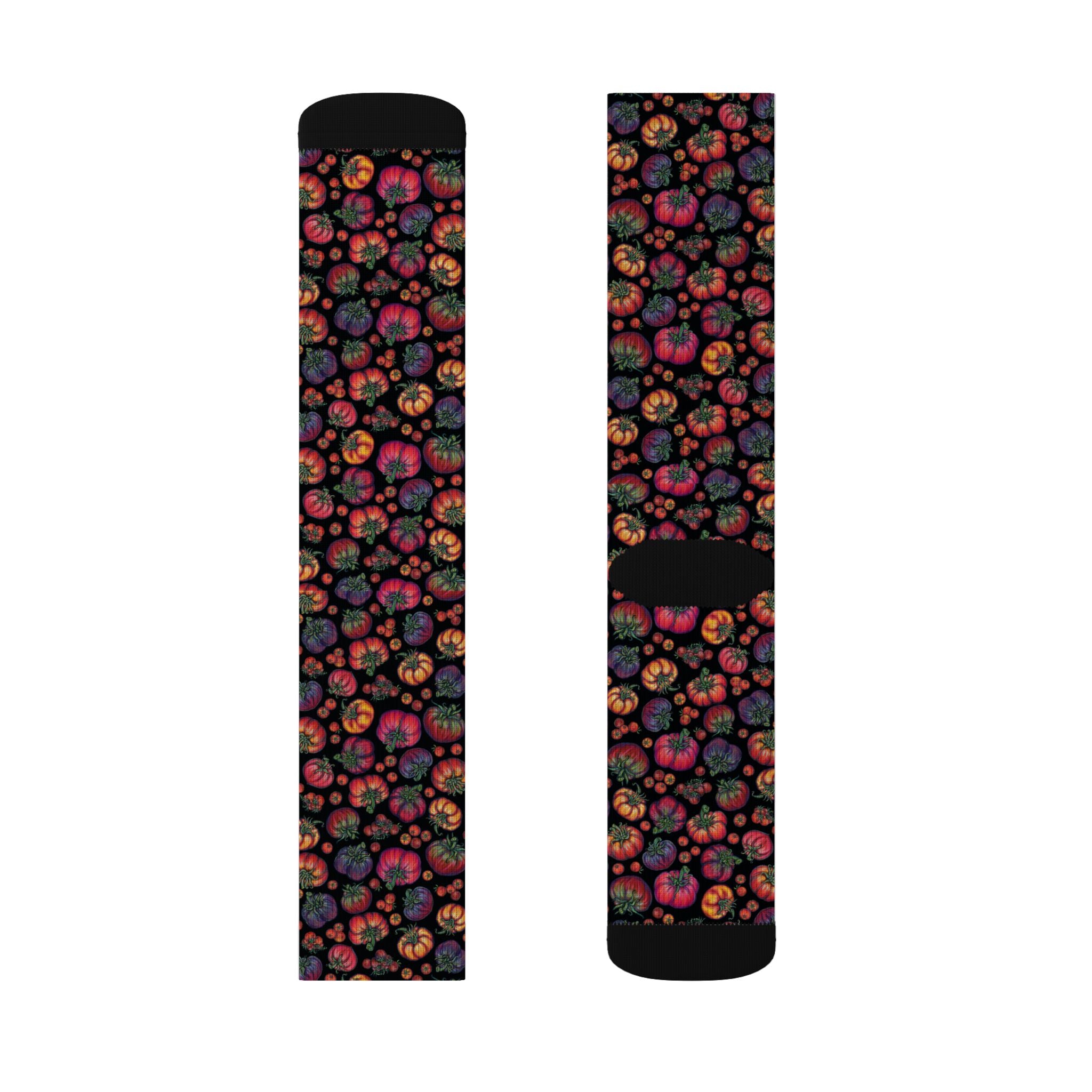 Airline Tomatoes Art Crew Socks