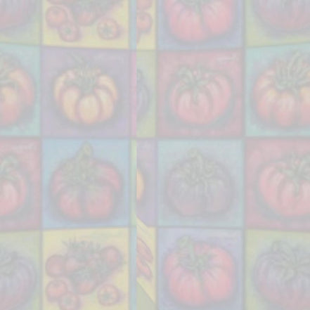 "Tomato Squared" Drum Lamp Shade