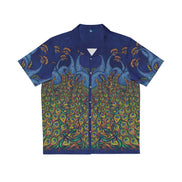 Peacock Love Hawaiian Shirt — Bold Art Print