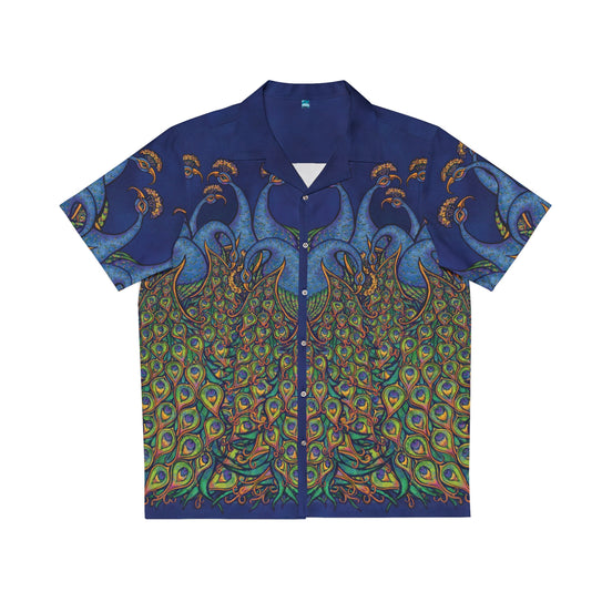 Peacock Love Hawaiian Shirt — Bold Art Print