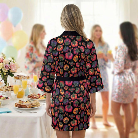 Heirloom Tomatoes Love Women's Satin Wedding Robe