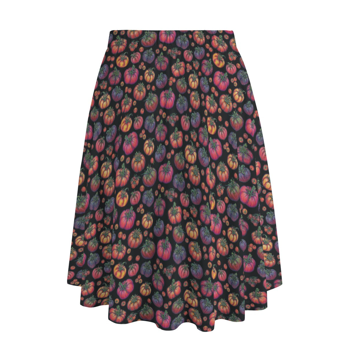 All-Over Print Women's Long Maxi Skirt With Pockets