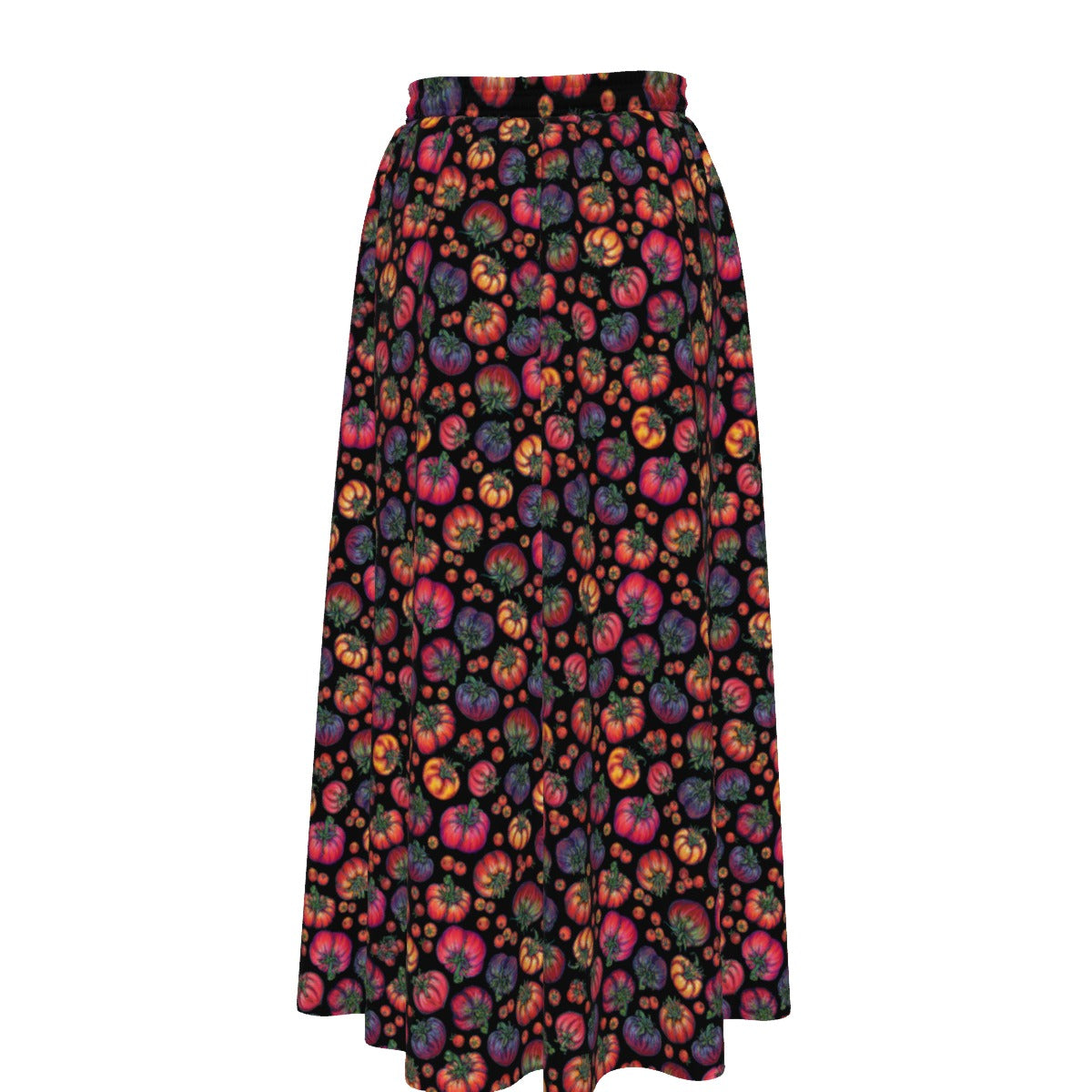 All-Over Print Women's Maxi Chiffon Skirts With Lining