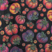 Heirloom Tomatoes Print Men's Casual Hawaiian Short Sleeve Shirt | 140GSM Slub Cotton