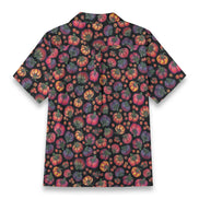 Heirloom Tomatoes Print Men's Casual Hawaiian Short Sleeve Shirt | 140GSM Slub Cotton
