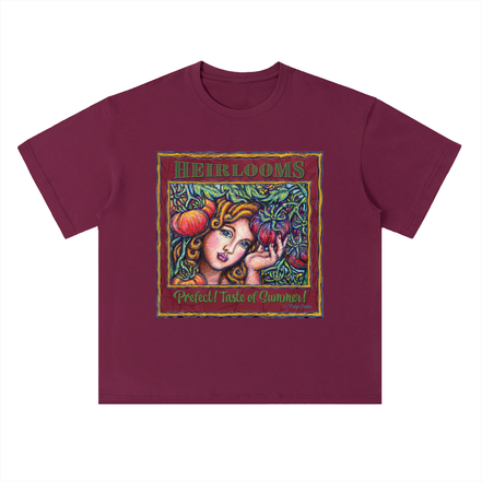 Heavyweight Drop Shoulder Cotton T-Shirt