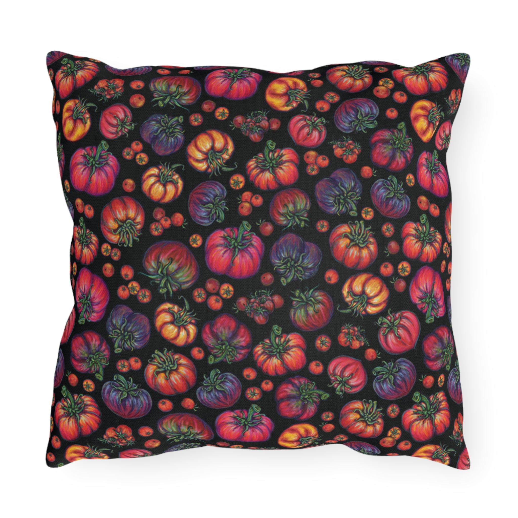 Heirloom Tomato outdoor Pillow