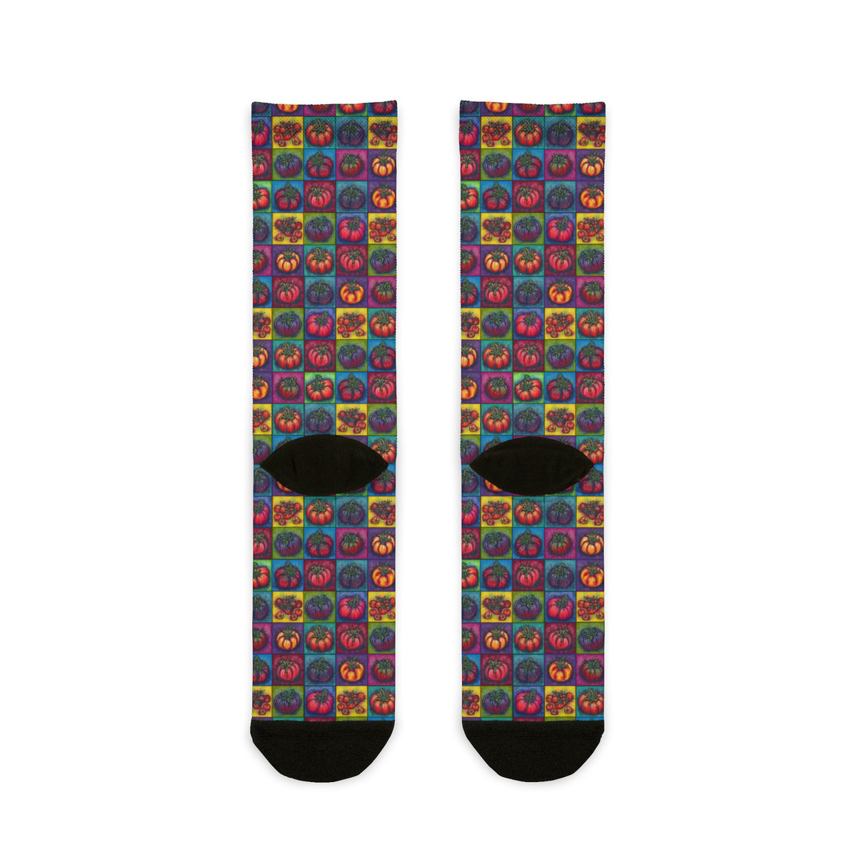 Tomato Squared Art Crew Socks