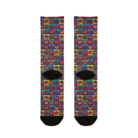 Tomato Squared Art Crew Socks