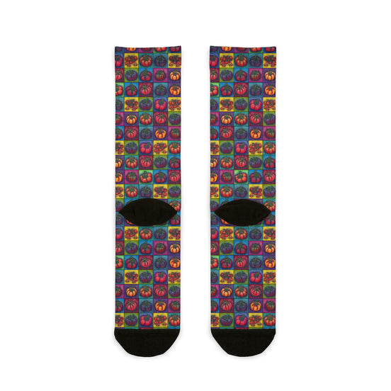 Tomato Squared Art Crew Socks