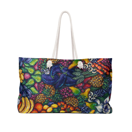"Mixed Veggies and Fruit" Weekender & Market Bag
