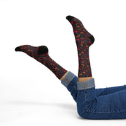 Airline Tomatoes Art Crew Socks
