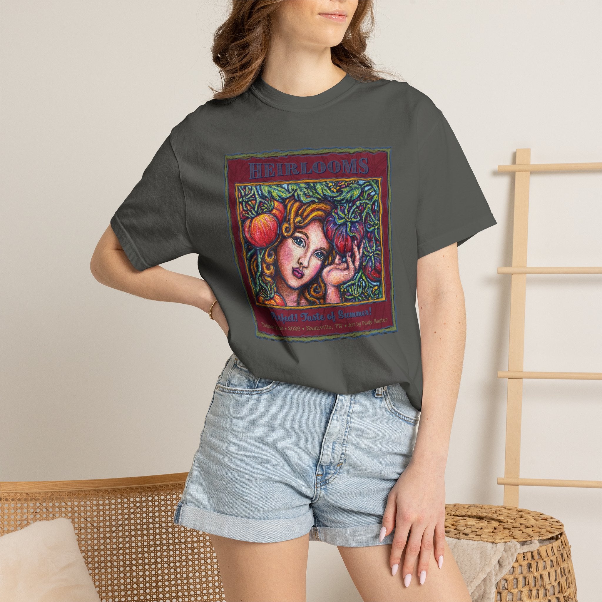 Heirloom Perfect!  Taste of Summer  — Tomato Fest Artistic Tee