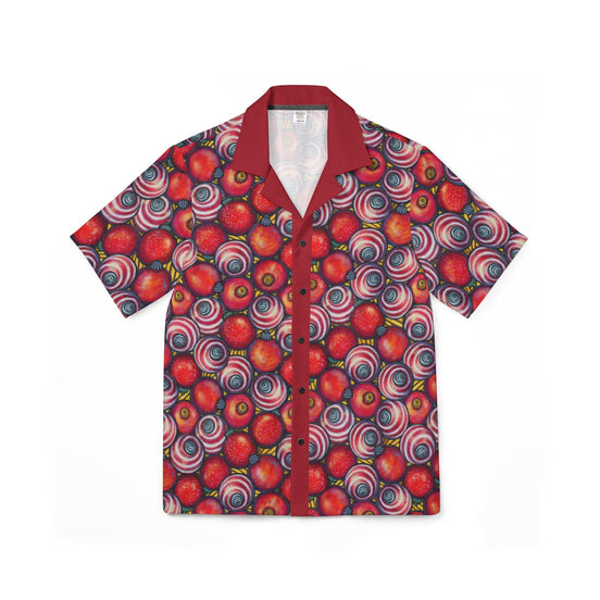 Abstract Holiday Ornament Hawaiian Camp Shirt
