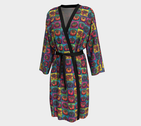 Heirloom Tomatoes Peignoir Robe