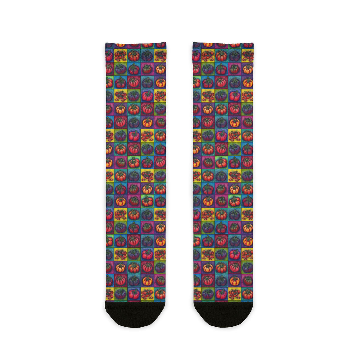 Tomato Squared Art Crew Socks