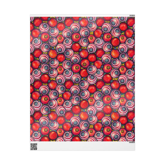 Colorful Abstract Candy Swirl Wrapping Paper