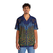 Peacock Love Hawaiian Shirt — Bold Art Print
