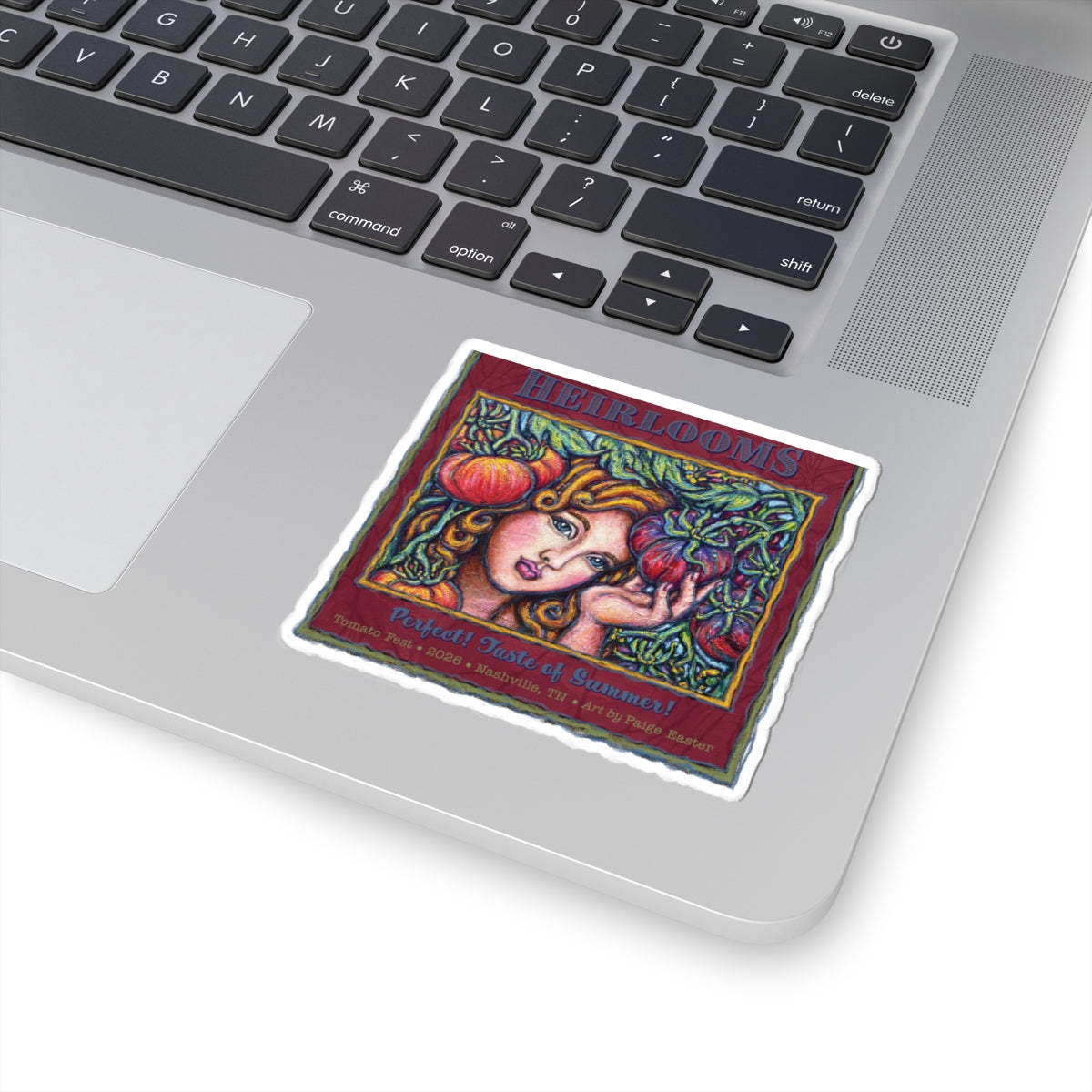 Heirlooms Tomato Art Sticker — 