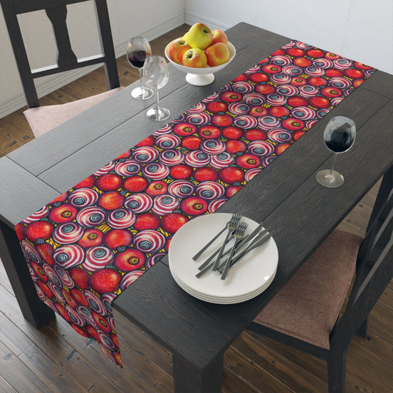 Copy of Copy of Fruit Harvest Table Runner — Colorful Botanical Cotton-Poly Table Decor