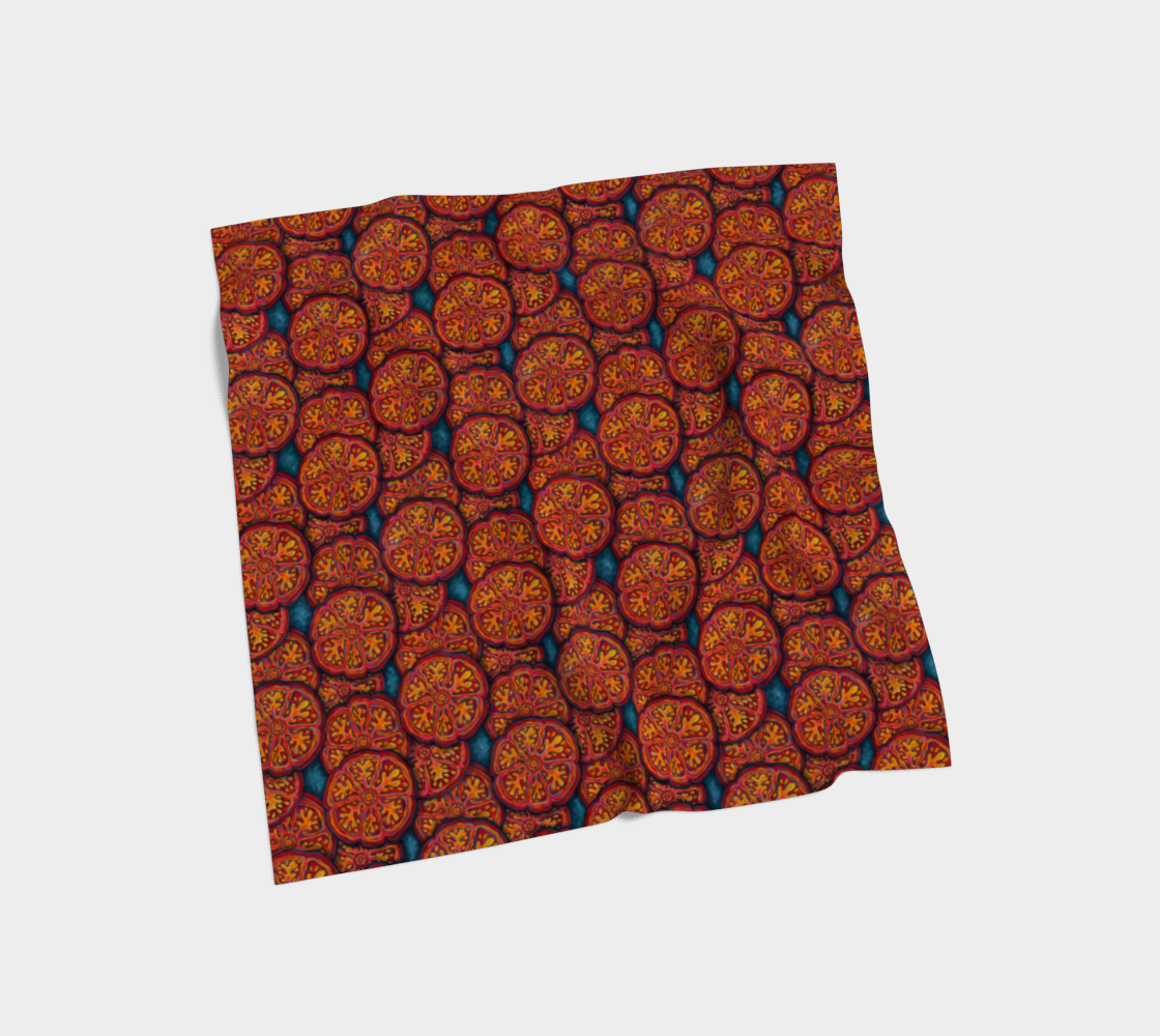 Sliced tomatoes blue CS